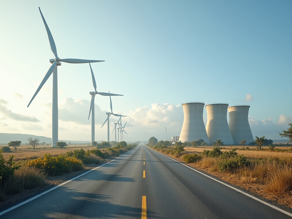 Turbinas eólicas generando energía limpia